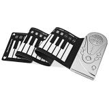 Hand Roll Piano Portable Folding Electronic Piano, 49 Keys with Horn, Professional Silicone Rubber, Suitable for Beginners