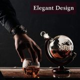 GLOBE DECANTER WITH SHIP