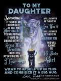TO MY DAUGHTER BLANKET