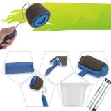 8 Pcs/Set Paint Roller Set with Sticks Paint Roller Pro Decorate Runner Tool Painting Brush Set