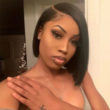 Sale For Full Frontal Lace Bob Wig