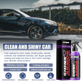 Car cleaning and polishing spray