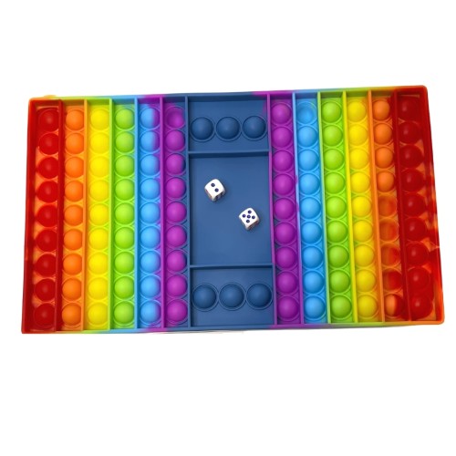 Giant JUMBO Rainbow Pop It Board Sensory Game