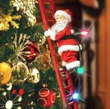 Climbing Santa On Ladder