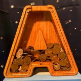 Personalized Boys/Girls Piggy Bank-Wood Gift For Kids