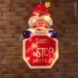 Santa STOP(24x45CM)