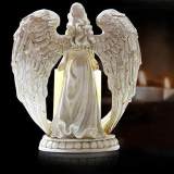 Prayer Angel Candle Holder with LED Candle