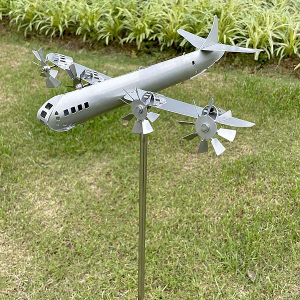 New B-29 Super Fortress Aircraft Metal Wind Spinner