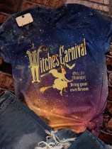 The Witches Carnival Halloween Tie Dye T-shirt