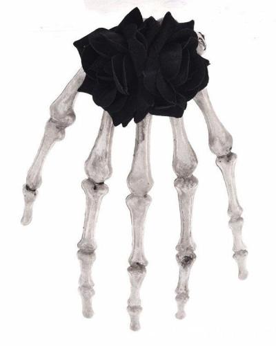 Halloween Rasin Palm Manual Flower Decor Hairclip