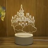 (🔥Hot Sale-Save 50% OFF) 3D Night Light USB Plug-In Dimmable LED Bedroom Bedside Lamp