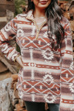 Ethnic Style Totem Long Sleeve Sweatshirt