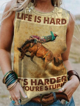 Life Is Hard It's Harder If You're Stupid Tank Top