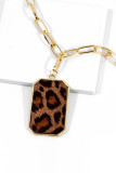 Fashion Leopard Alloy Necklace