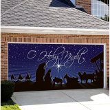 O Holy Night Garage Door Mural with 192  W