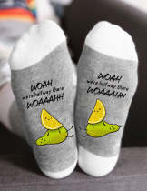 Hot Sale WOAH We're Half Way There WOAAAHH Socks