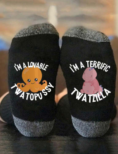 Hot Sale I'm A Twatopussy Twatzilla Socks