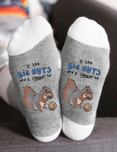 Hot Sale I Like Big Nuts And I Cannot Lie Socks