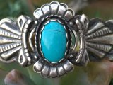 Maisel's Trading Post Navajo Turquoise Bracelet in Sterling Silver