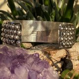 Pavé Orb Bracelet 4 Rows Made IN Taxco Mexico Sterling Silver