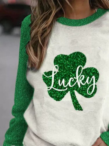 Colorblock Lucky Sweatshirt