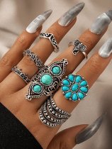 Turquoise Ring Set