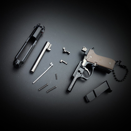 Beretta 92F Model Metal Keychain Gift Pendant