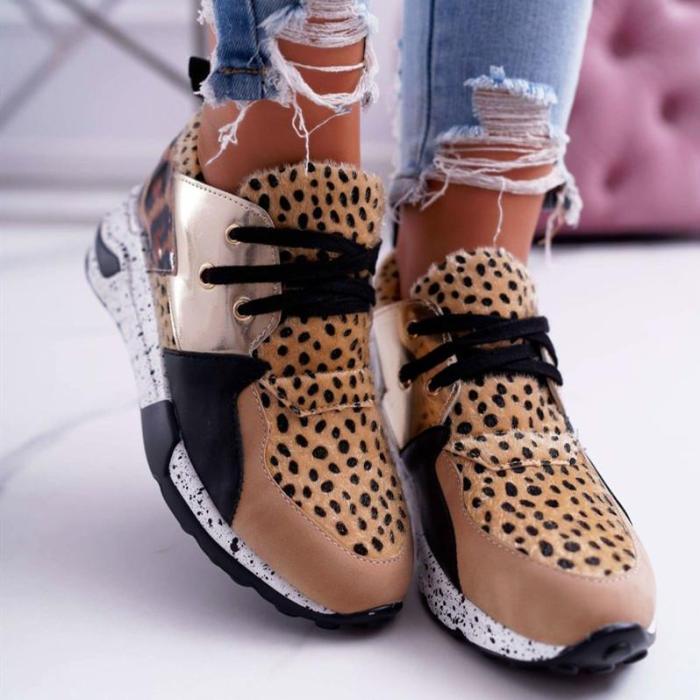 Women All Season  Lace Up Comfy Sole Sneakers