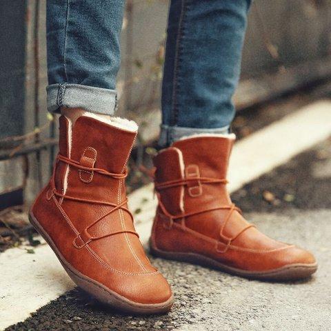 Flat Heel Boots