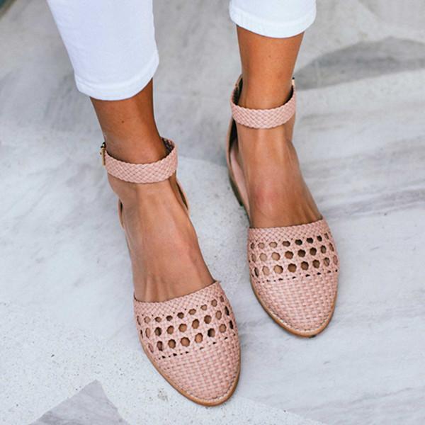 Women Summer Holiday Slip-On Close Toe Sandals