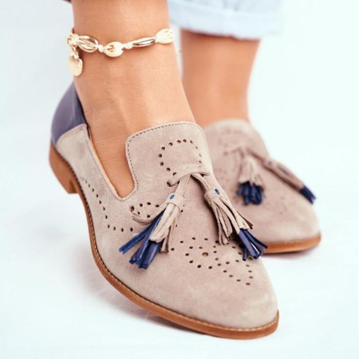 Women Breathable Suede Loafers