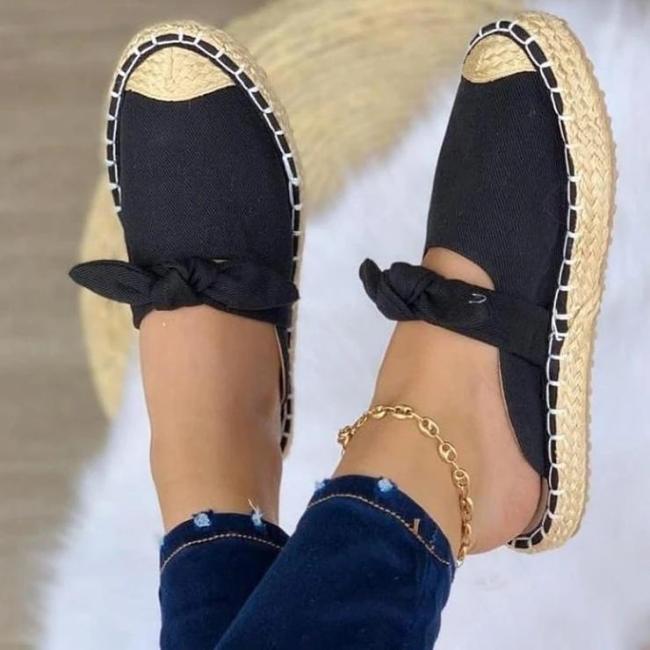 Women's Fashion Bow Casual Slippers