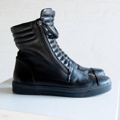 Casual Flat Heel Boots