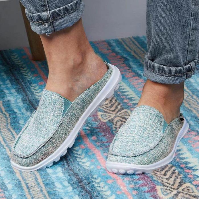 Women Casual Comfy Non-slip Slip On Loafers
