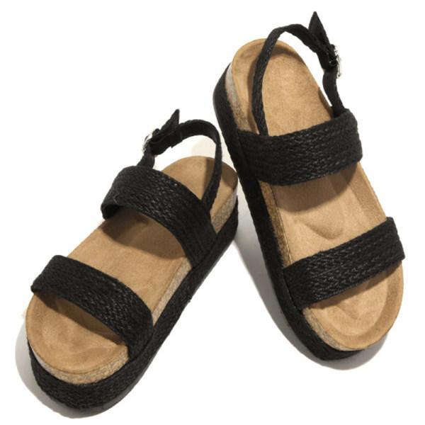 black birkenstocks with black buckle