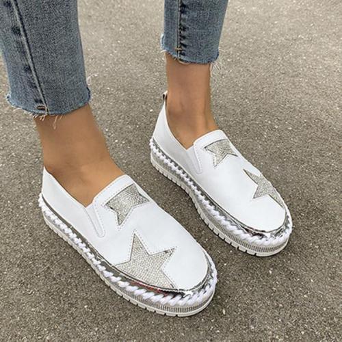 Women's Casual Fashion Water Drill Flat Loafers
