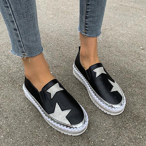 Women's Casual Fashion Water Drill Flat Loafers