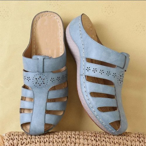 Women‘s Fashionable And Comfortable Embroidered Soft Slippers