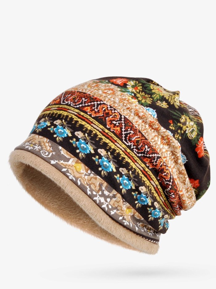Winter Warm Cotton Tribal Vintage Hats