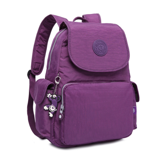 Waterproof Nylon Casual Multi Pockets  School Bag Travel Backpack