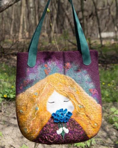 Vintage Casual Canvas Handbag Retro Crossbody Bag