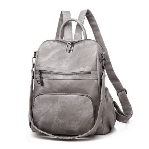 2020 New And Fashional Woman Pu School Bag Backpack Shoulder Bag