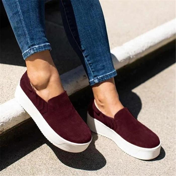 Round Toe Casual Travel Loafers