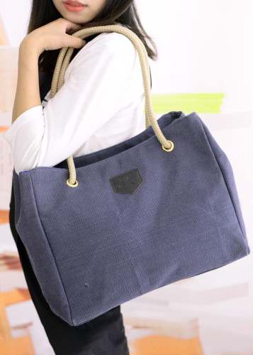 Women Casual Canvas Shopping Bag Tote Messenger Handbag