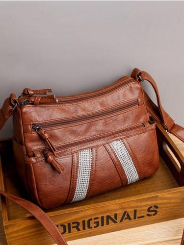 Retro Soft Leather Shoulder Bag