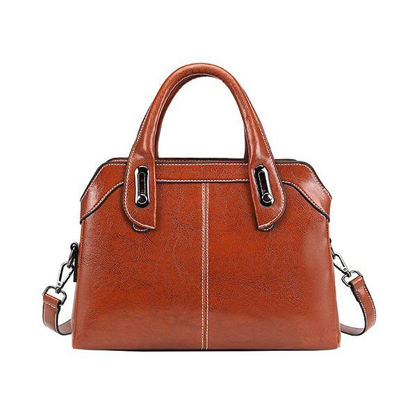 New Fashion Casual Stitching Leather Bag