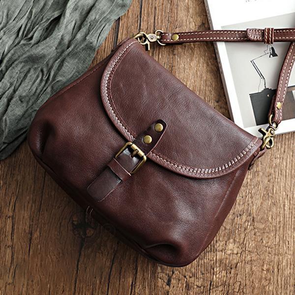 Handmade Soft Leather Flap Bag