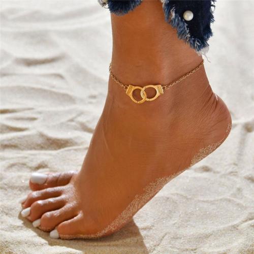 Women Simple Handcuffs Anklet Yoga Beach Ankle Chain
