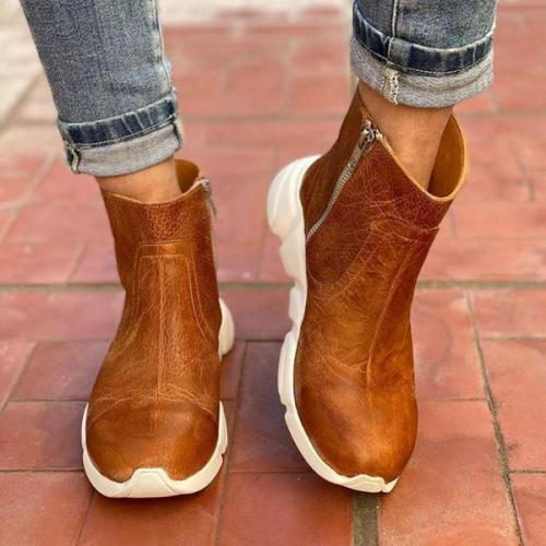 Women's Brown Sports Boots