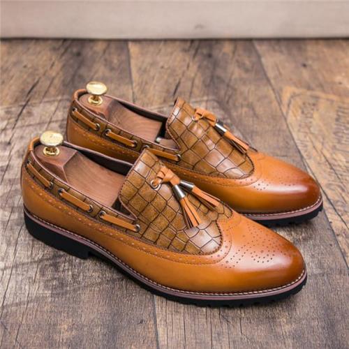 British Style Autumn Men Formal Penny Loafe Slip On Footwear